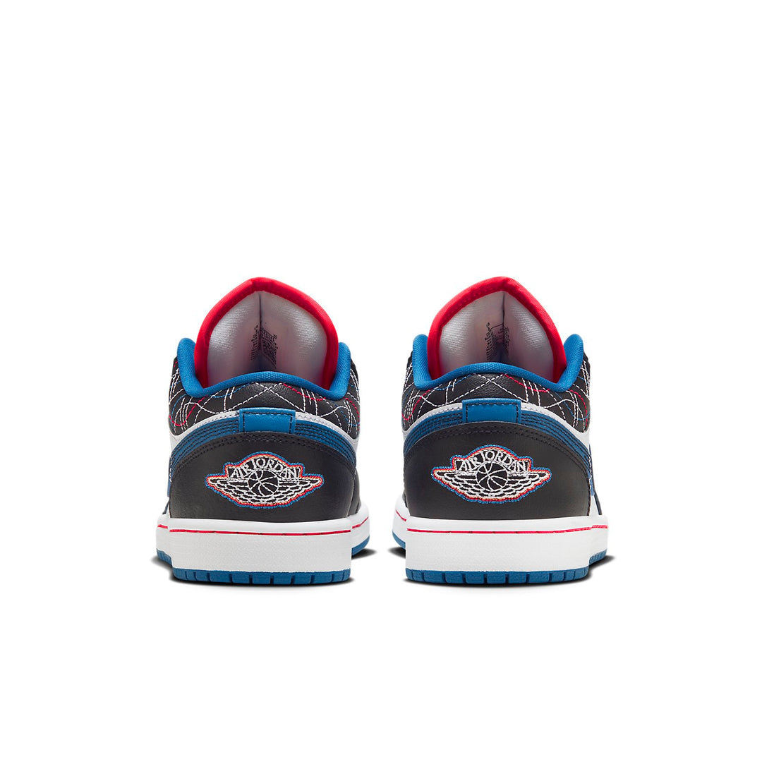 Air Jordan 1 Low 'White Industrial Blue Siren Red'