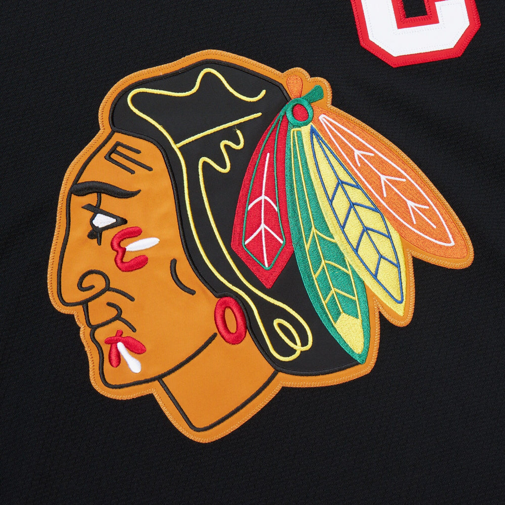 Men's Chris Chelios Black Chicago Blackhawks 1997/98 Power Play Player Jersey