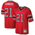 Men's Atlanta Falcons Deion Sanders Mitchell & Ness Red Legacy Replica Jersey