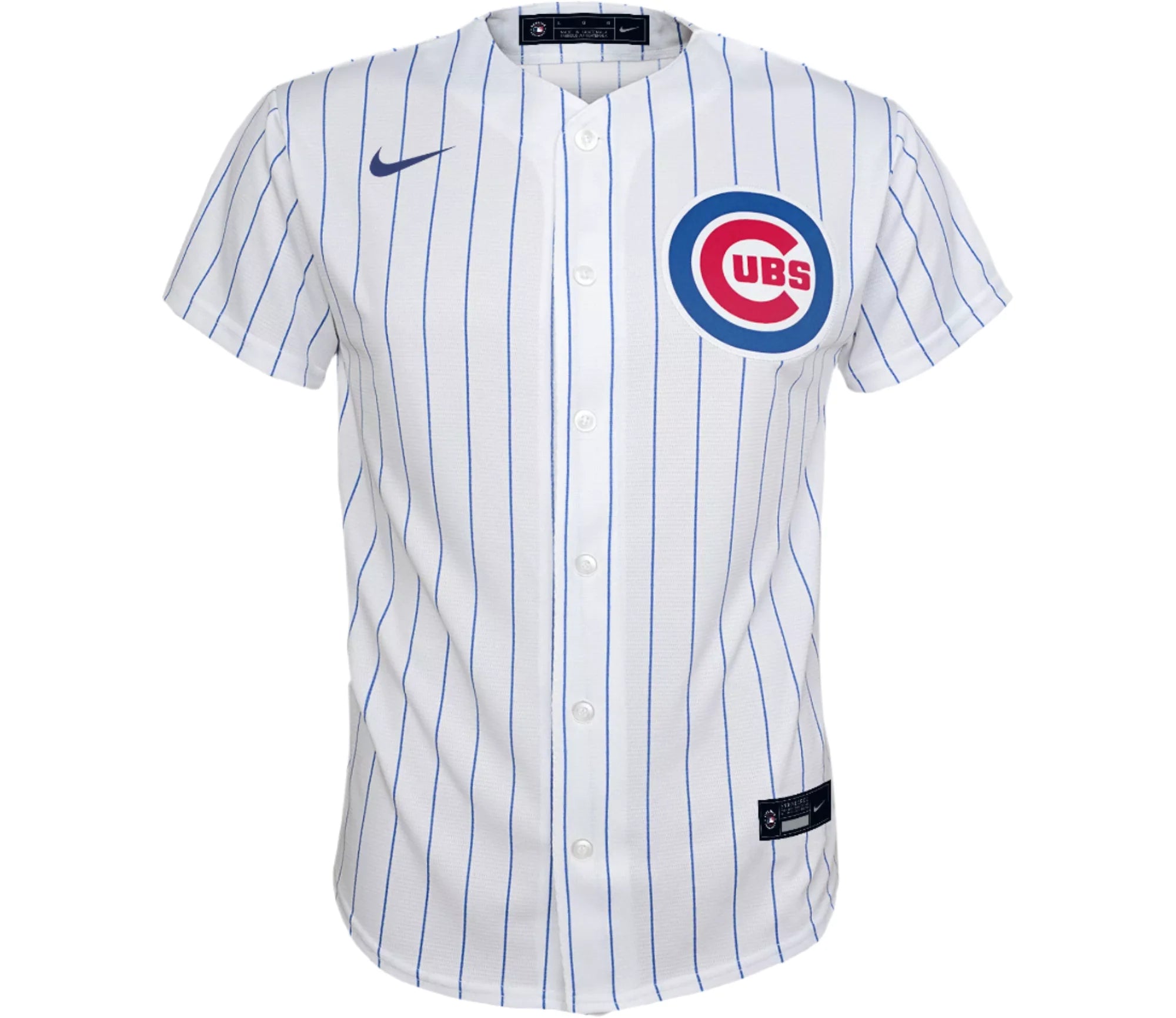 Youth Nike Nico Hoerner Chicago Cubs White Home Game Replica Jersey