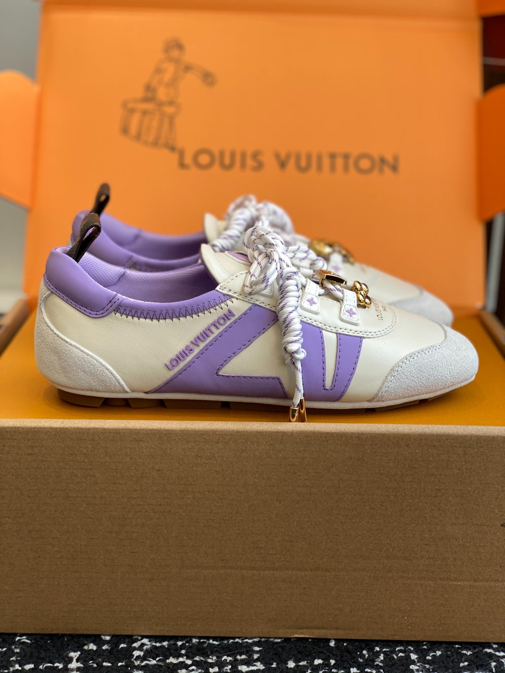 Louis Vuitton Recif Sneaker (White/Lavender)