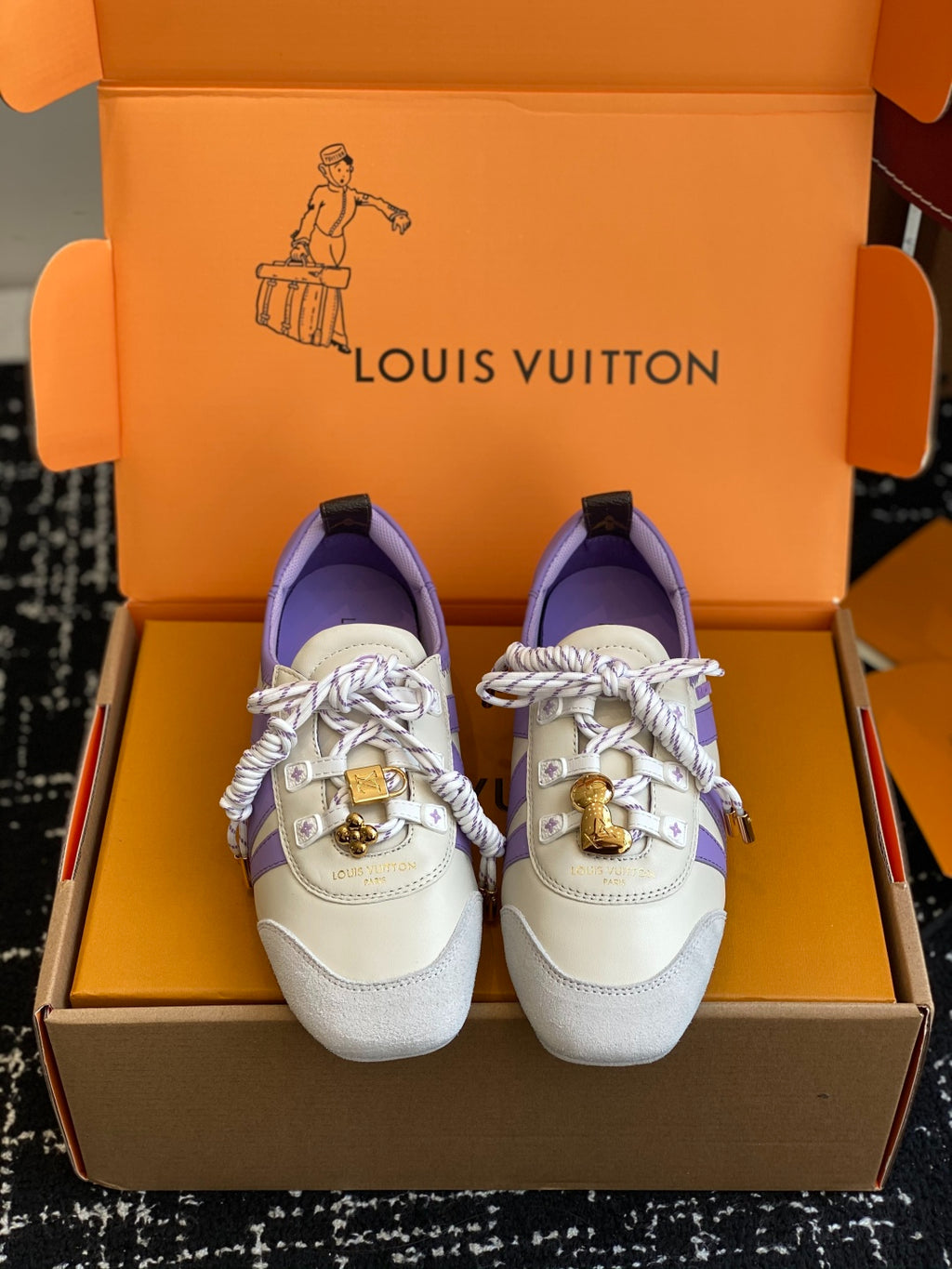 Louis Vuitton Recif Sneaker (White/Lavender)