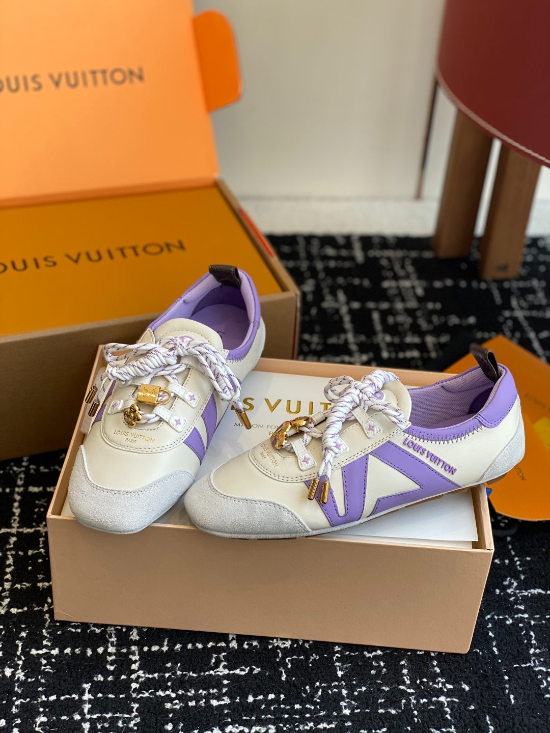 Louis Vuitton Recif Sneaker (White/Lavender)