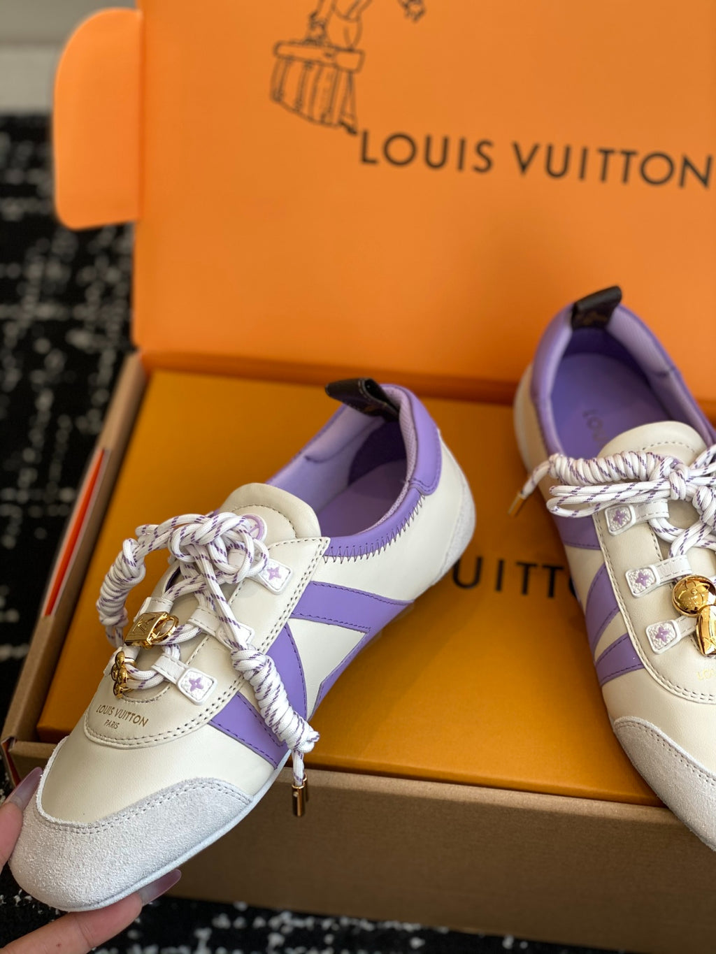 Louis Vuitton Recif Sneaker (White/Lavender)