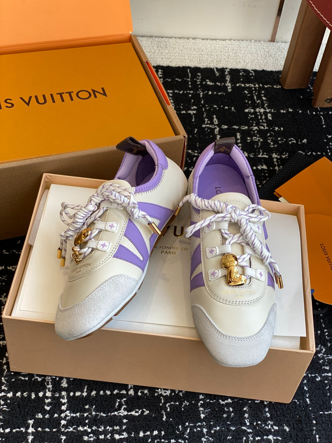 Louis Vuitton Recif Sneaker (White/Lavender)