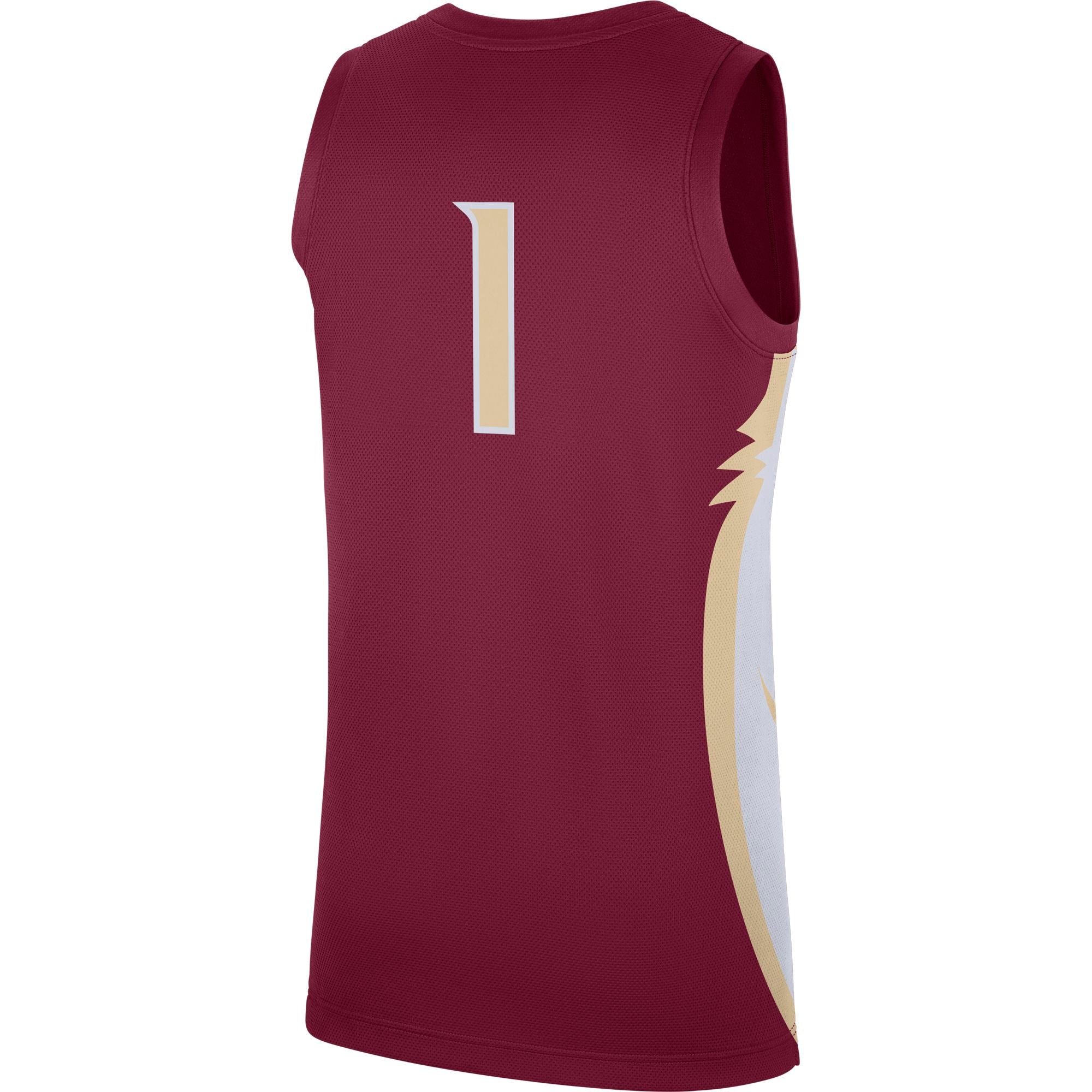 Men's Florida State Seminoles Nike Replica #1 Basketball Jersey – Maroon