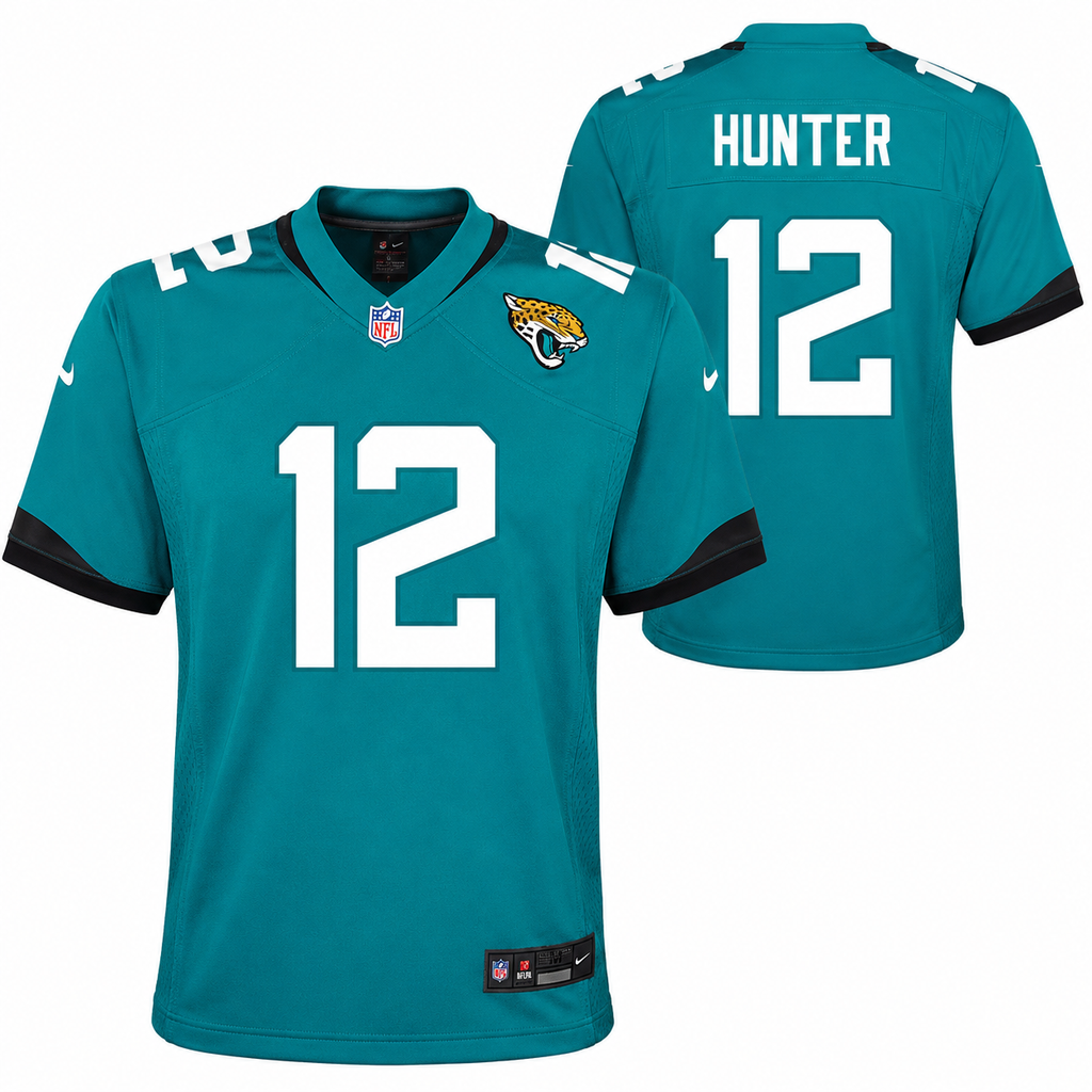 Youth Jacksonville Jaguars Travis Hunter Nike Home Teal Game Jersey
