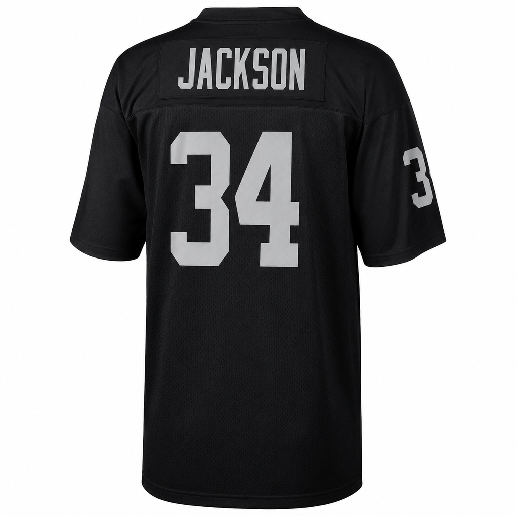 Mens Las Vegas Raiders Bo Jackson Mitchell & Ness Black 1988 Retired Player Legacy Replica Jersey