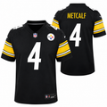 Youth DK Metcalf Pittsburgh Steelers Nike Black Game Replica Jersey