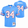 Youth Earl Campbell Houston Oilers 1980 Mitchell & Ness Powder Blue Retired Player Vintage Replica Jersey