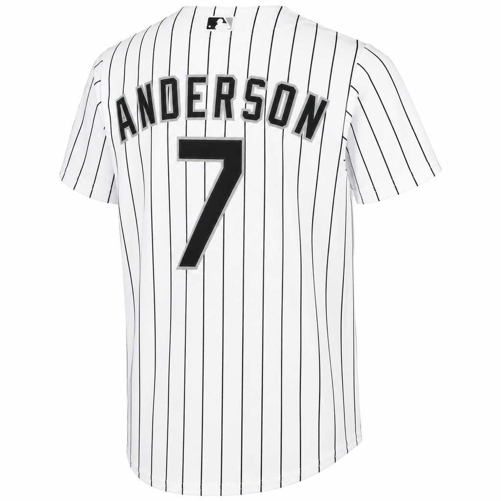 Youth Chicago White Sox Tim Anderson Nike White Home Replica Player Jersey