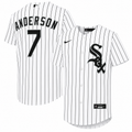Youth Chicago White Sox Tim Anderson Nike White Home Replica Player Jersey