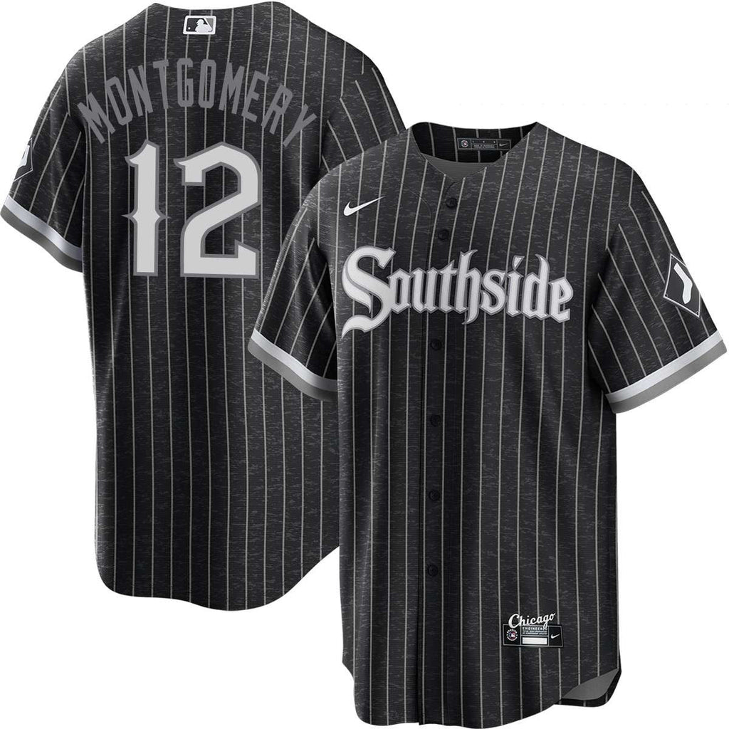 Youth Colson Montgomery Chicago White Sox Nike Black City Connect Replica Jersey