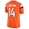 D.Broncos #14 Courtland Sutton Vapor F.U.S.E. Limited Jersey - Orange American Football Jerseys