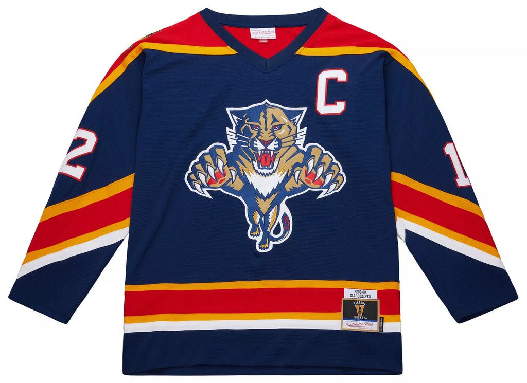 Men's Florida Panthers Olli Jokinen Navy Mitchell & Ness Power Play Jersey