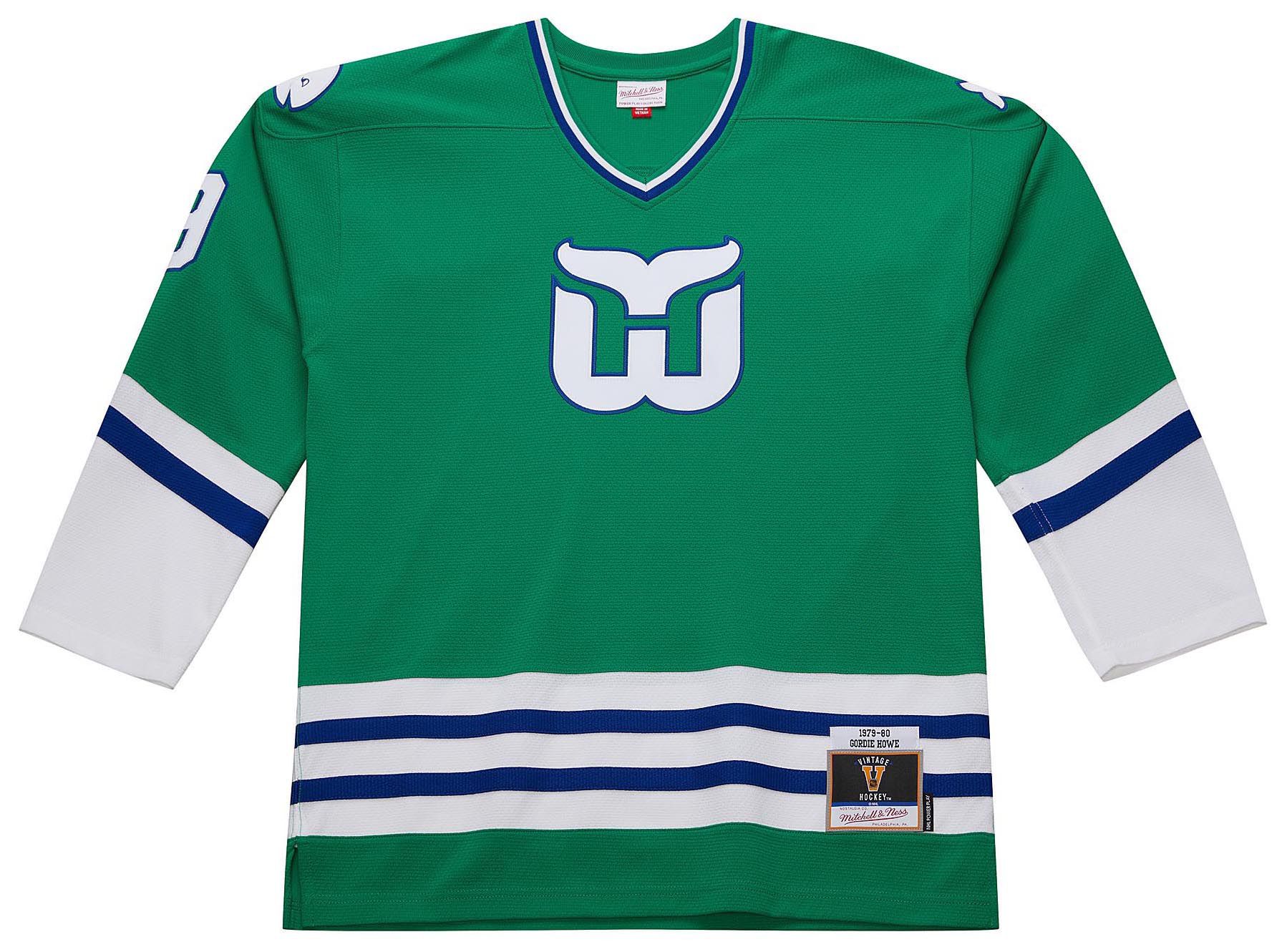 Mitchell & Ness Men's Hartford Whalers Gordie Howe #9 1979 Vintage Home Replica Jersey