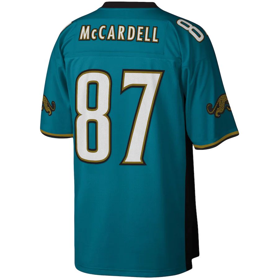 J.Jaguars #87 Keenan McCardell  Teal Legacy Replica Jersey Stitched American Football Jerseys