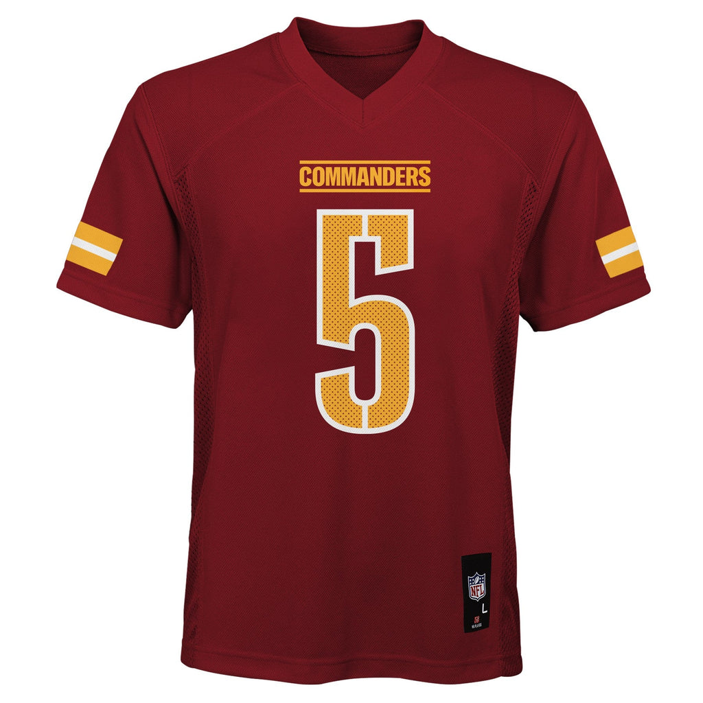 Youth Jayden Daniels Washington Commanders Crimson Replica Mid Tier Player Jersey