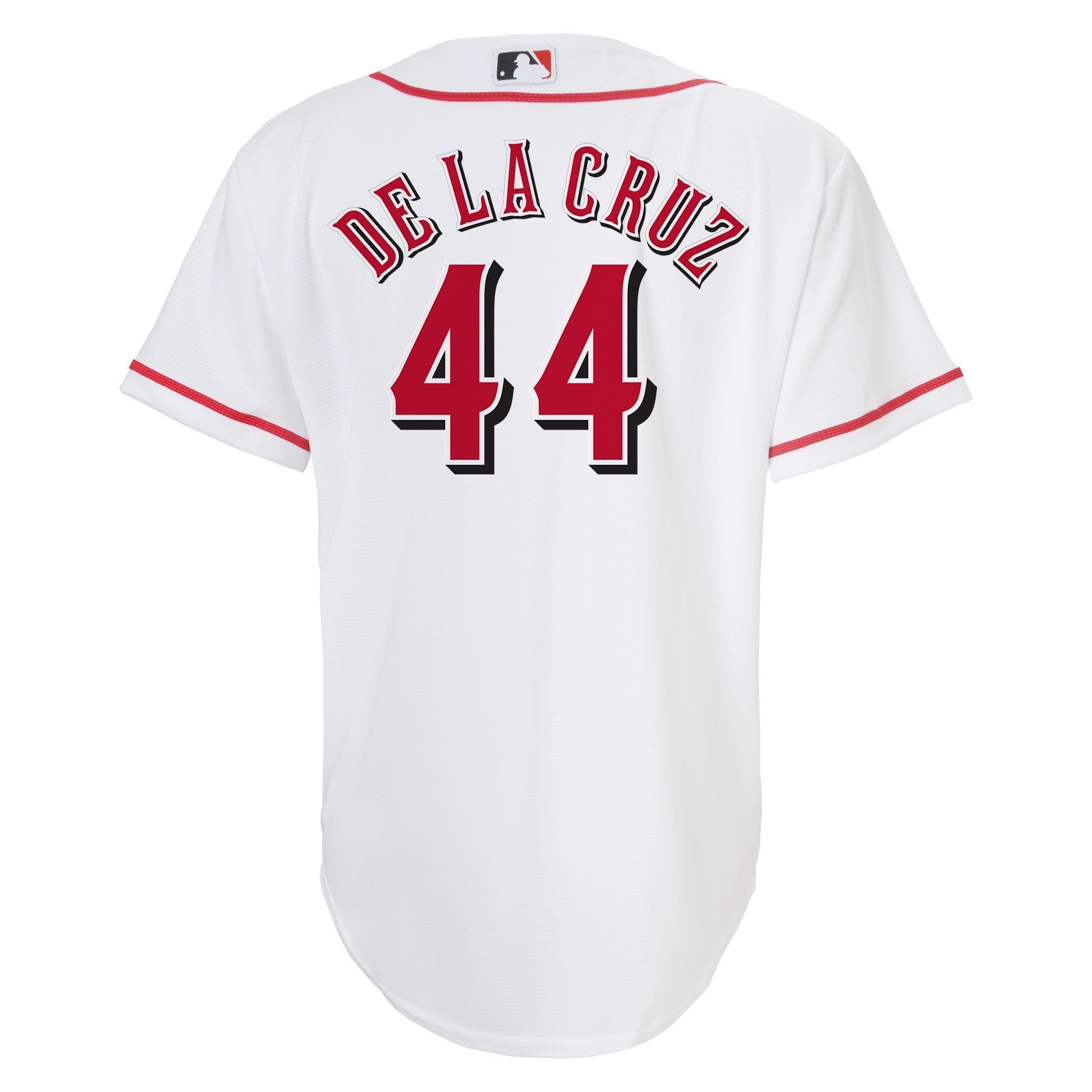 Youth Cincinnati Reds Elly De La Cruz MLB Home Replica Screen Print Jersey