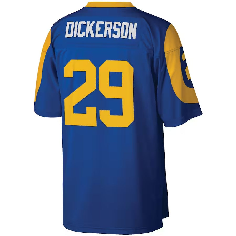 LA.Rams #29 Eric Dickerson  Legacy Replica Jersey - Royal Stitched American Football Jersey