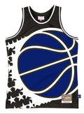 Men's Orlando Magic Mitchell & Ness Black Hardwood Classics Blown Out Fashion Jersey