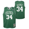 Youth Boston Celtics Paul Pierce Mitchell & Ness Kelly Green 2007-08 Hardwood Classics Swingman Jersey