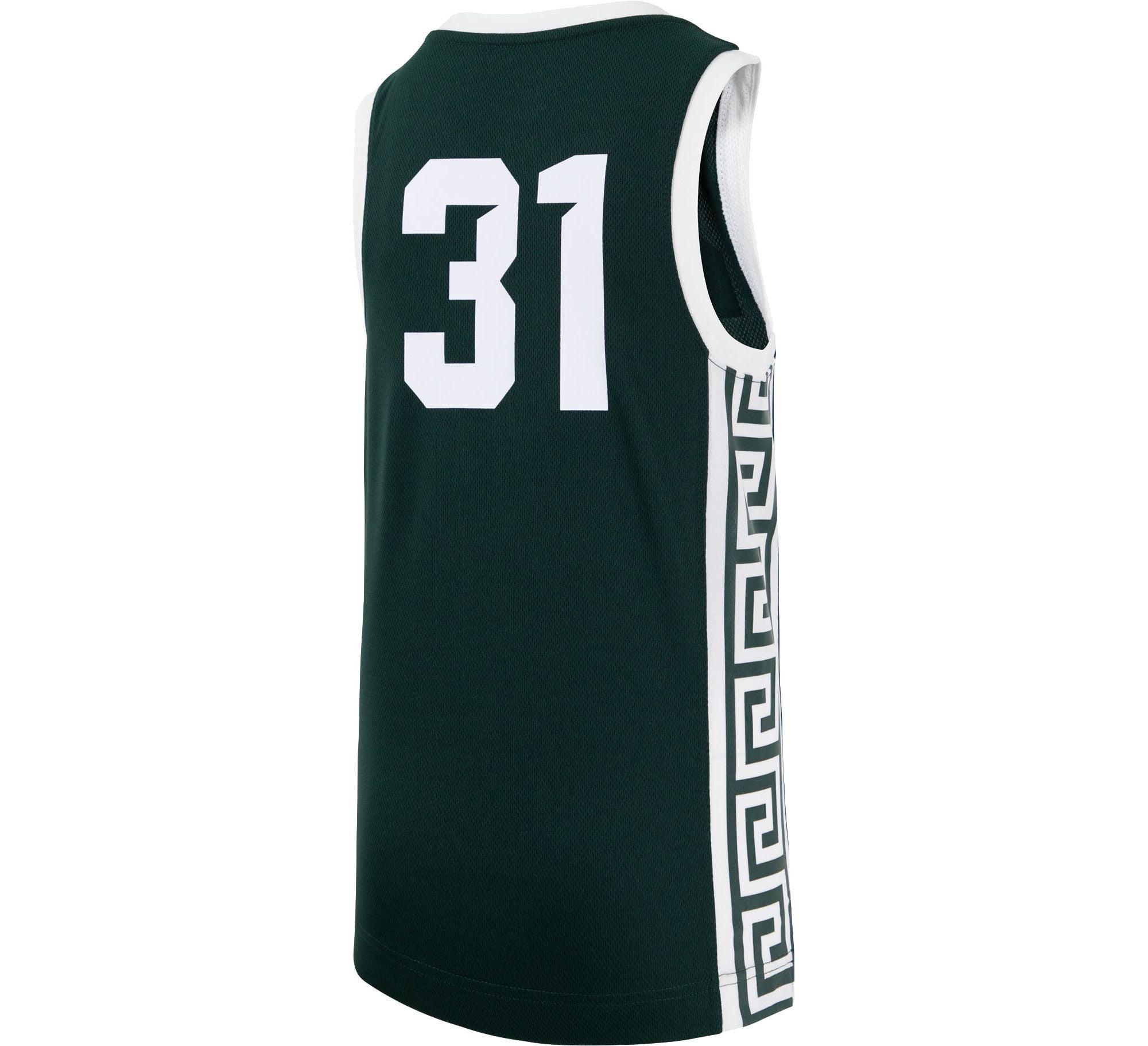 Men's Michigan State Spartans Nike Replica #31 Basketball Jersey – Green