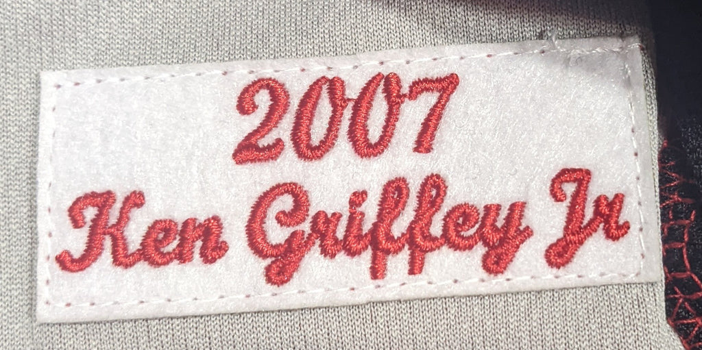 Men's Cincinnati Reds Ken Griffey Jr. Mitchell & Ness 2007 Red Cooperstown Collection Batting Practice Jersey