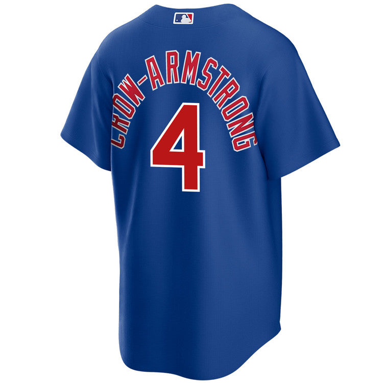 Youth Nike Pete Crow-Armstrong #4 Chicago Cubs Royal Alternate Replica Jersey