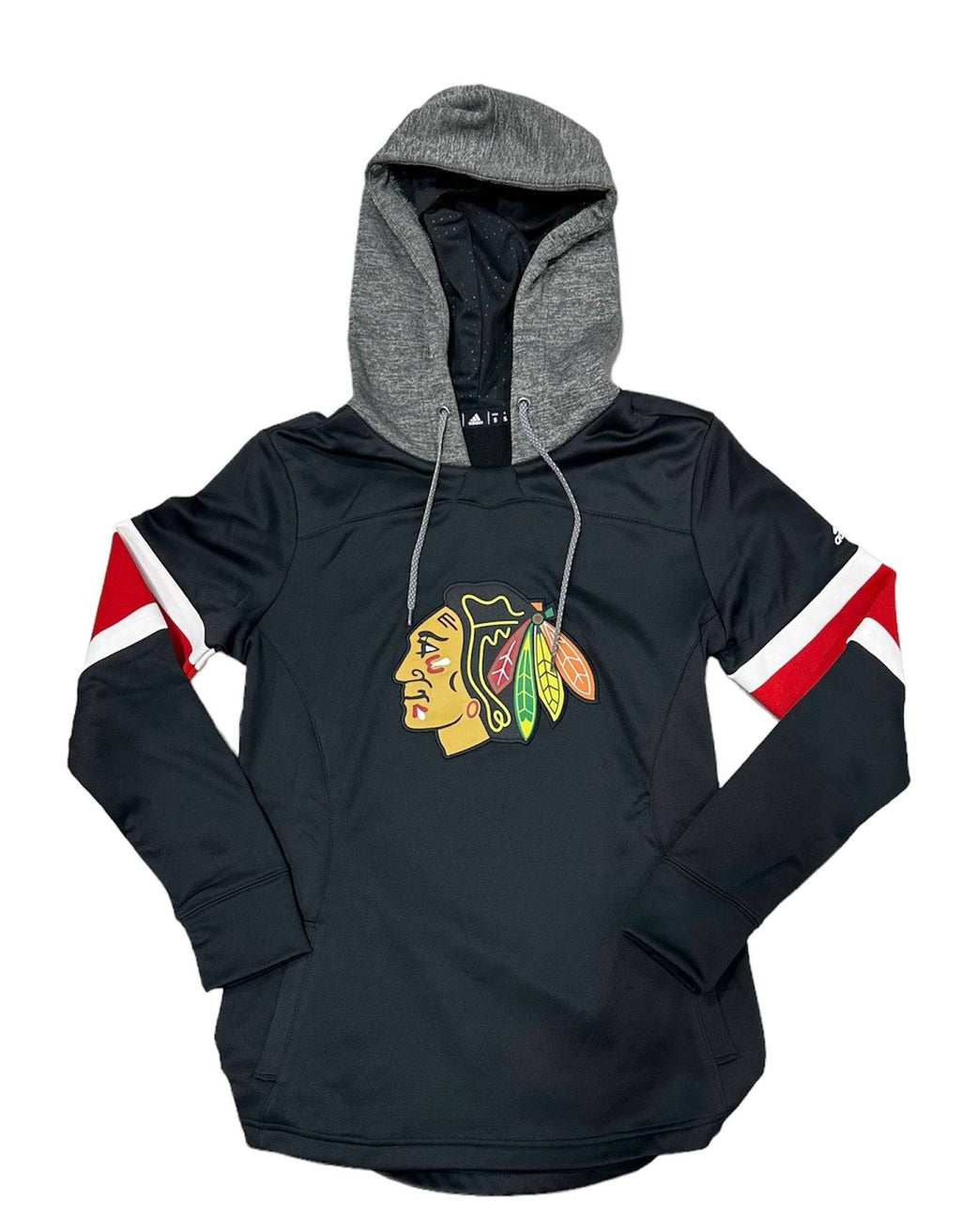Women's Adidas Chicago Blackhawks Platinum Jersey Crewdie Hoodie