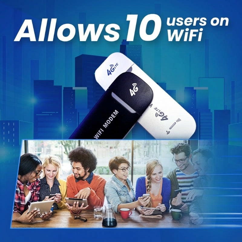 150Mbps Portable USB 4G LTE Mobile WIFI Access Point