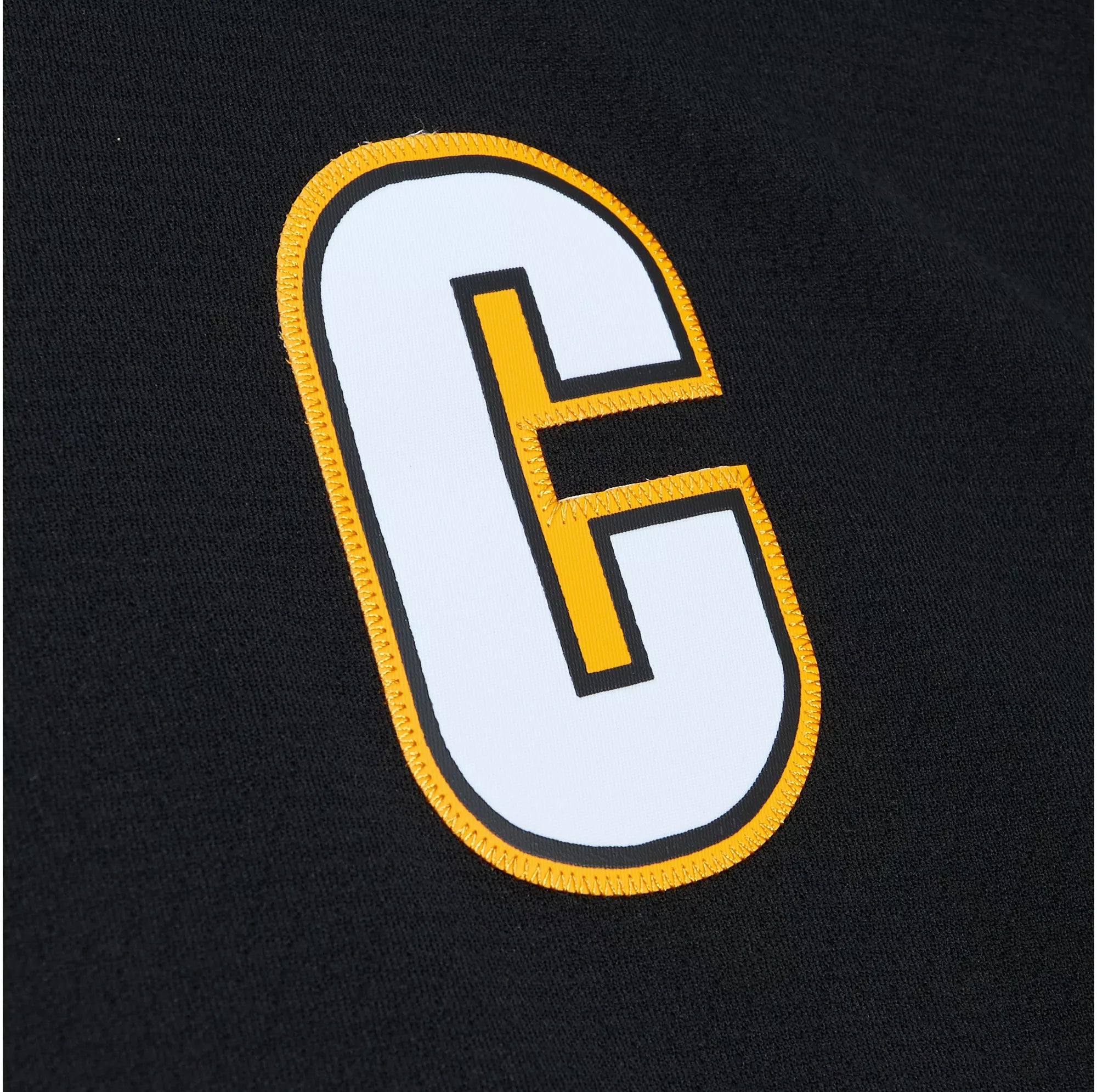 Mario Lemieux Pittsburgh Penguins Mitchell & Ness 1996/97 Captain Patch Blue Line Player Jersey - Black
