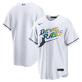 Men's Tampa Bay Devil Rays Nike White Home Replica Team Jersey