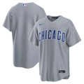 Men's Chicago Cubs Nike Gray Road Replica Blank Team Jersey