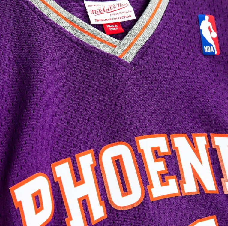 Men's Phoenix Suns Shawn Marion Mitchell & Ness Purple 2001-02 Hardwood Classics Swingman Jersey