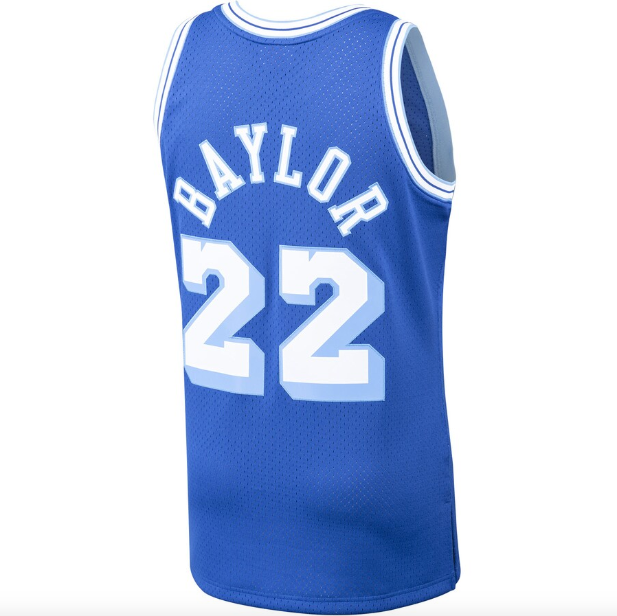 Men's Los Angeles Lakers Elgin Baylor Mitchell & Ness Royal Hardwood Classics 1960-61 Swingman Jersey