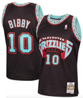 Men's Mike Bibby Vancouver Grizzlies Mitchell & Ness 1998-99 Hardwood Classics Reload Swingman Jersey - Black