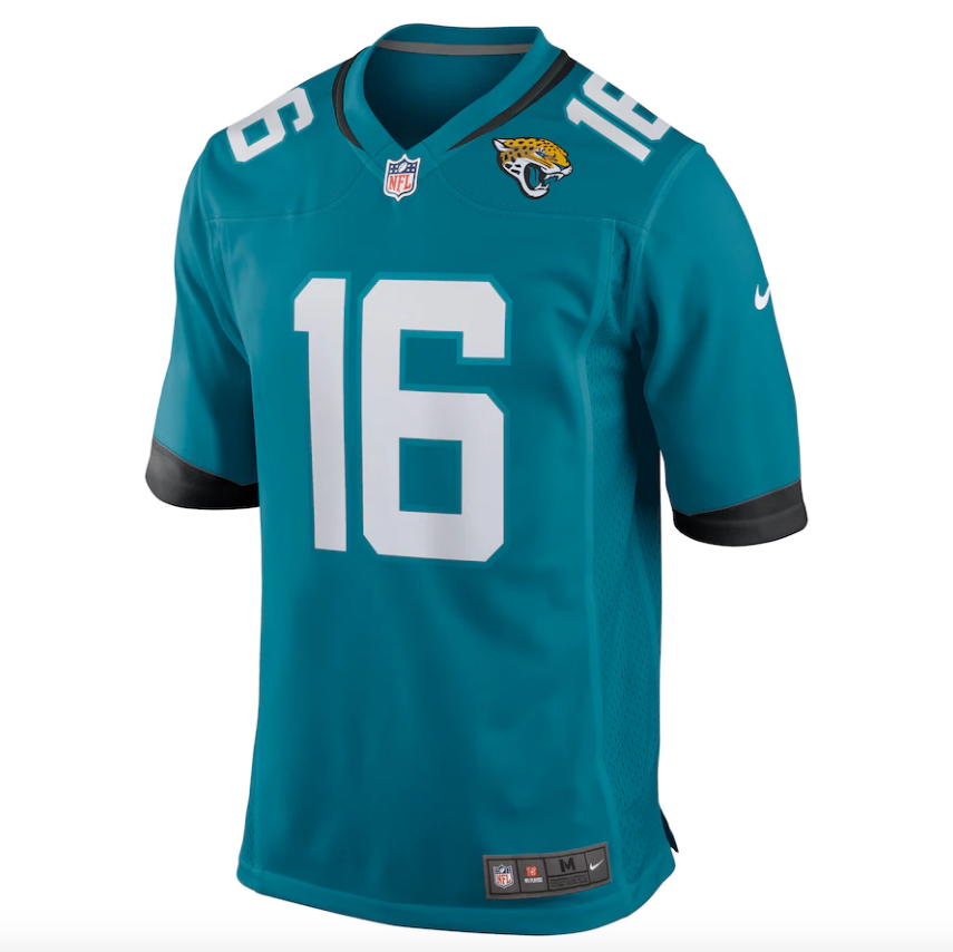 Men's Nike Trevor Lawrence Teal Jacksonville Jaguars Game Jersey