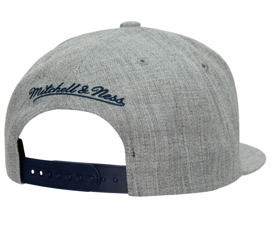 New Jersey Nets HWC Gray Heather 2.0 Mitchell & Ness Snapback Hat