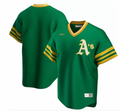 Men's Oakland Athletics Nike Kelly Green Road Cooperstown Collection Team Jersey