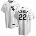 NIKE Men's Noah Schultz Chicago White Sox White Home Replica Jersey With Premium Twill Lettering