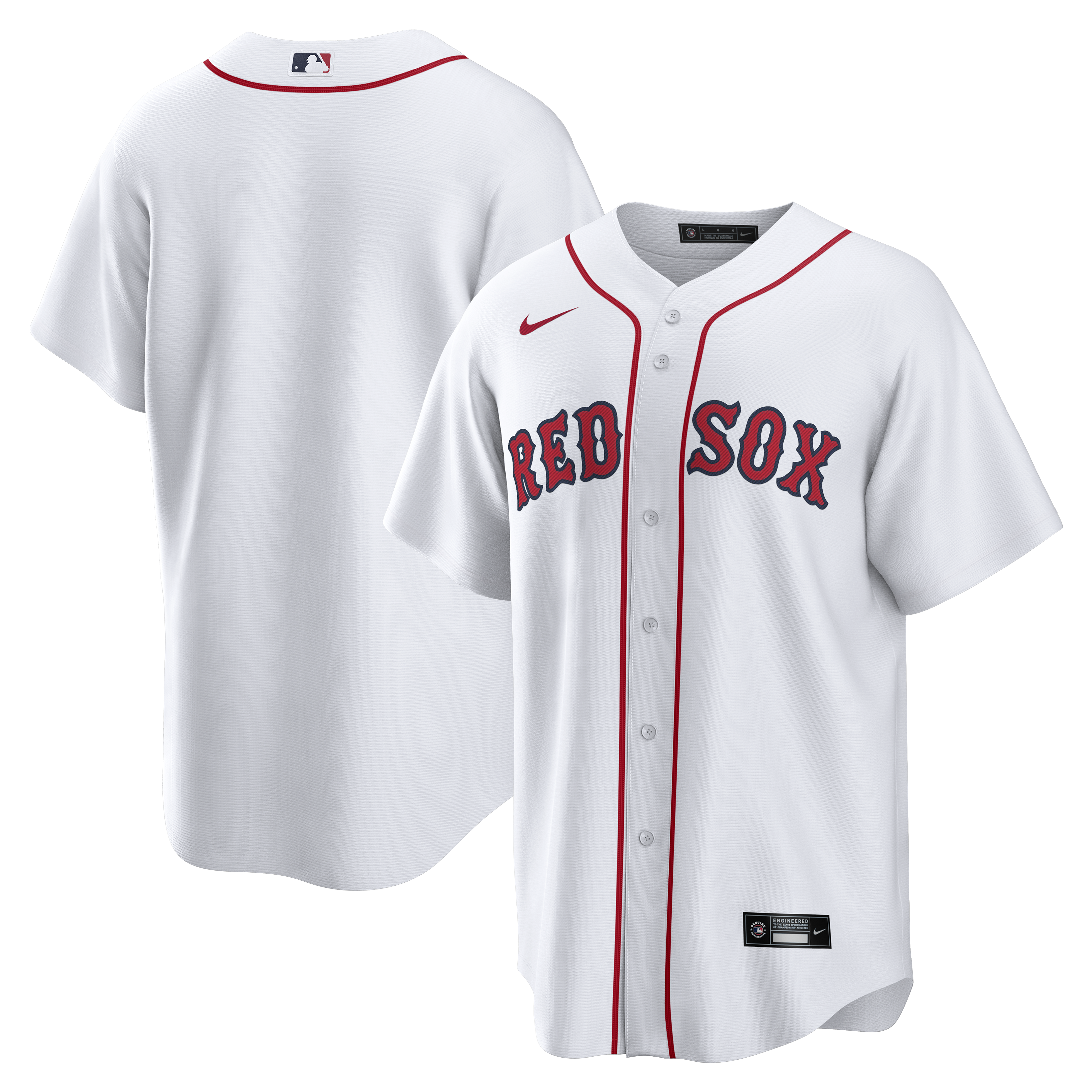 Men's Boston Red Sox Nike White Home Replica Team Jersey