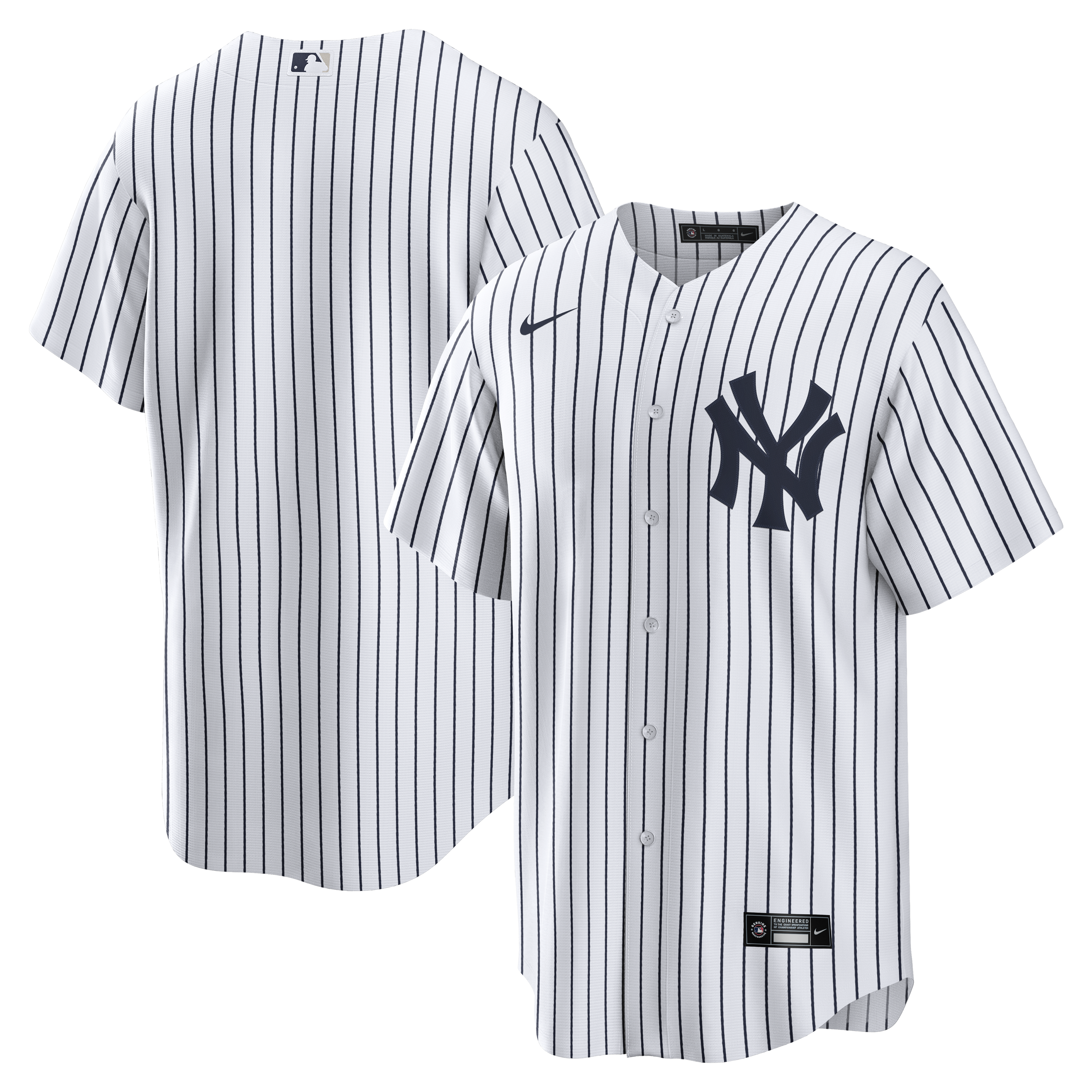 Men's New York Yankees Nike White Home Replica Blank Team Jersey