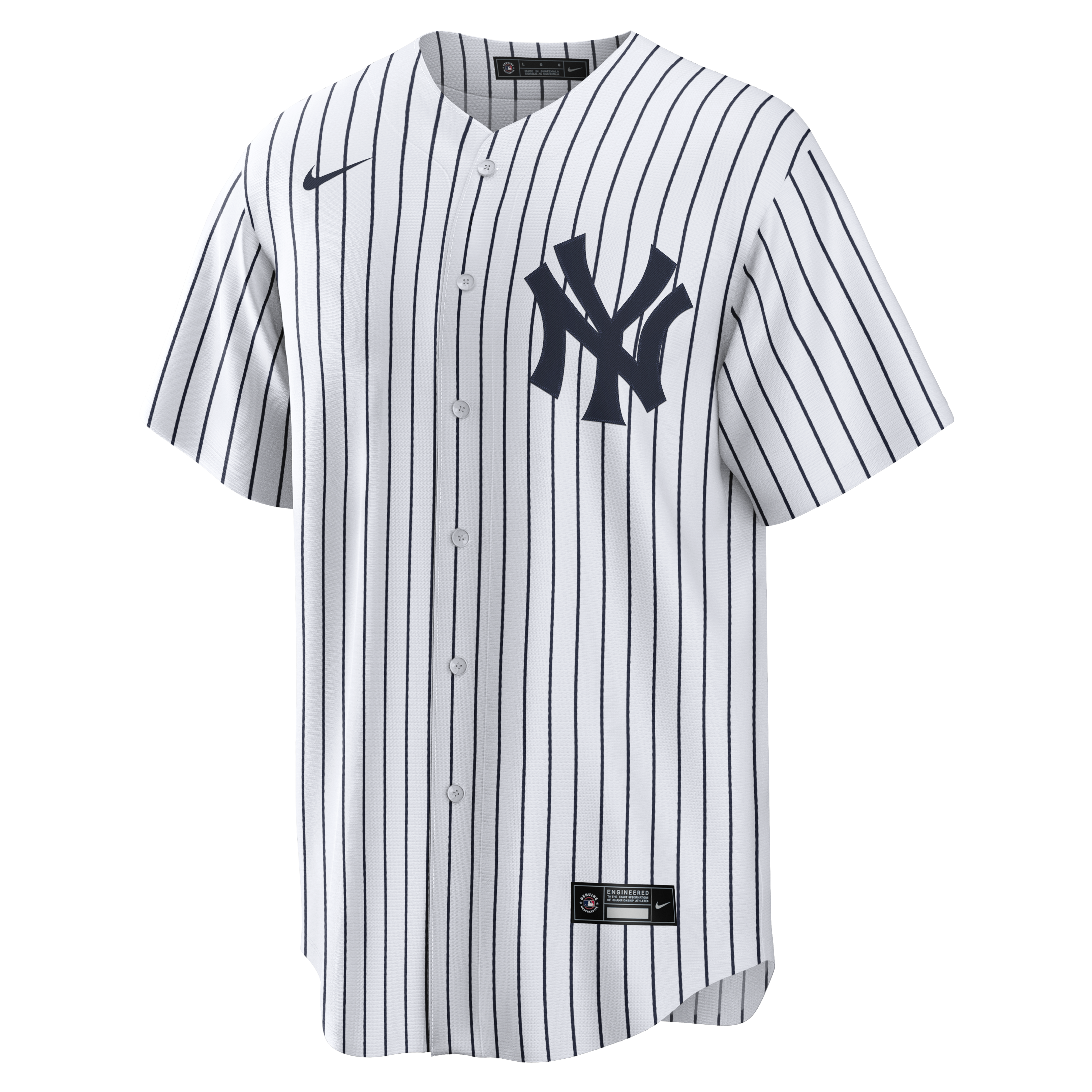 Men's New York Yankees Nike White Home Replica Blank Team Jersey