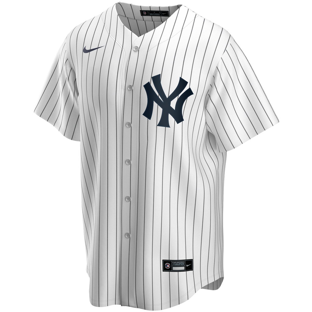 Men's Nike CC Sabathia #52 White New York Yankees Home Official Replica Player Jersey