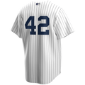 Men's Nike Mariano Rivera #42 White New York Yankees Home Official Replica Player Jersey
