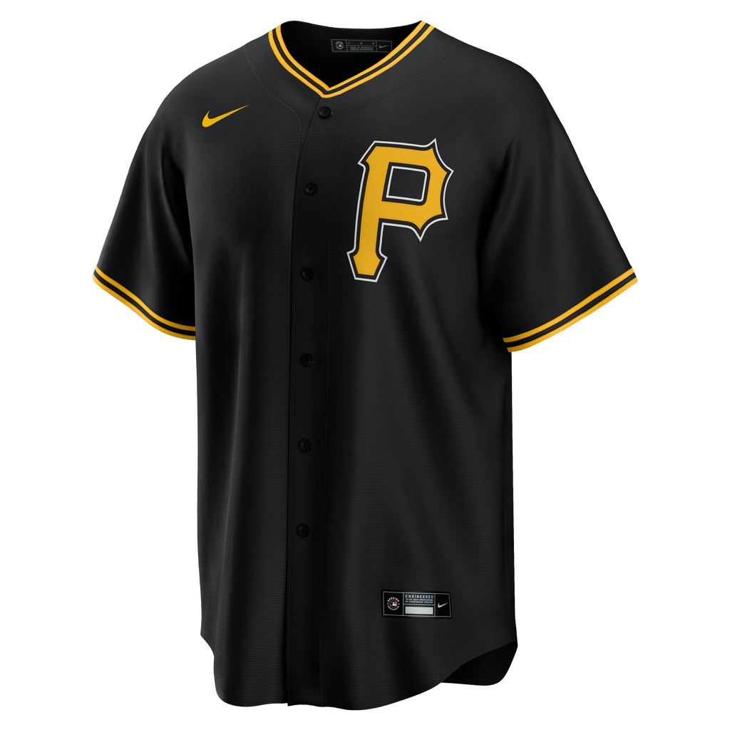 Men's Paul Skenes Pittsburgh Pirates Nike Black Alternate Replica Team Jersey