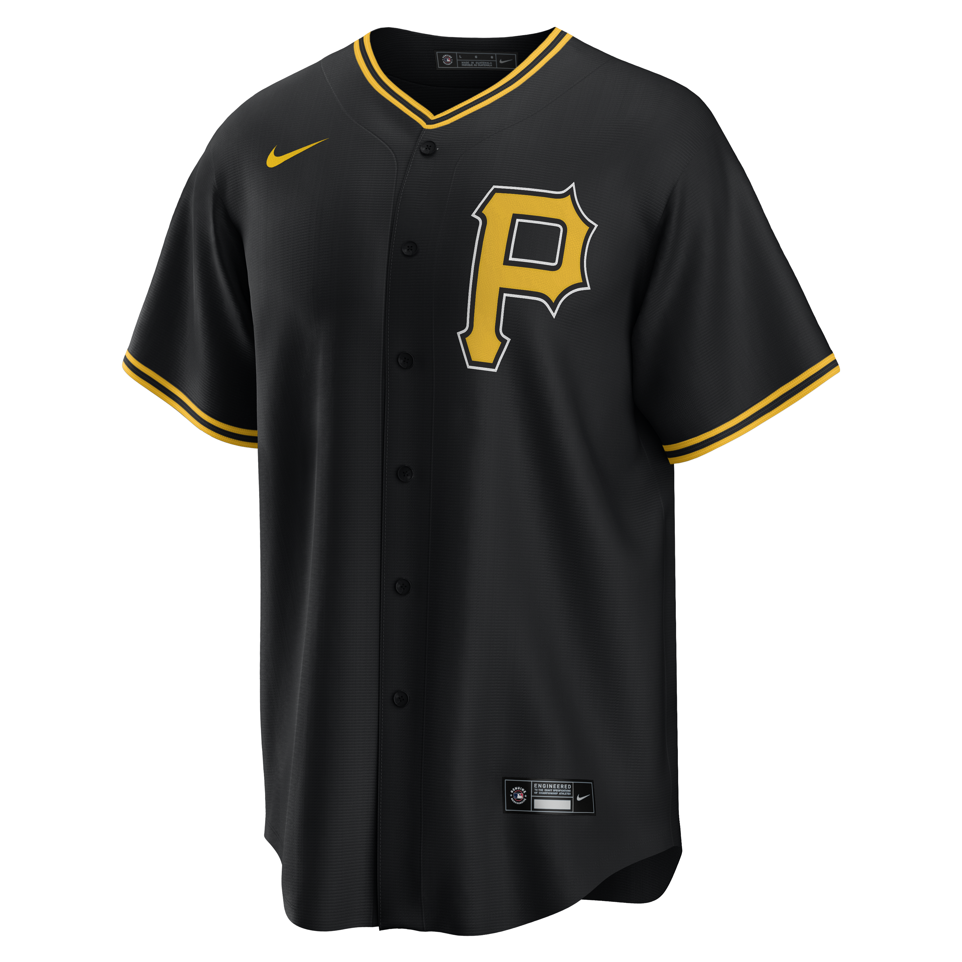 Men's Paul Skenes Pittsburgh Pirates Nike Black Alternate Replica Team Jersey
