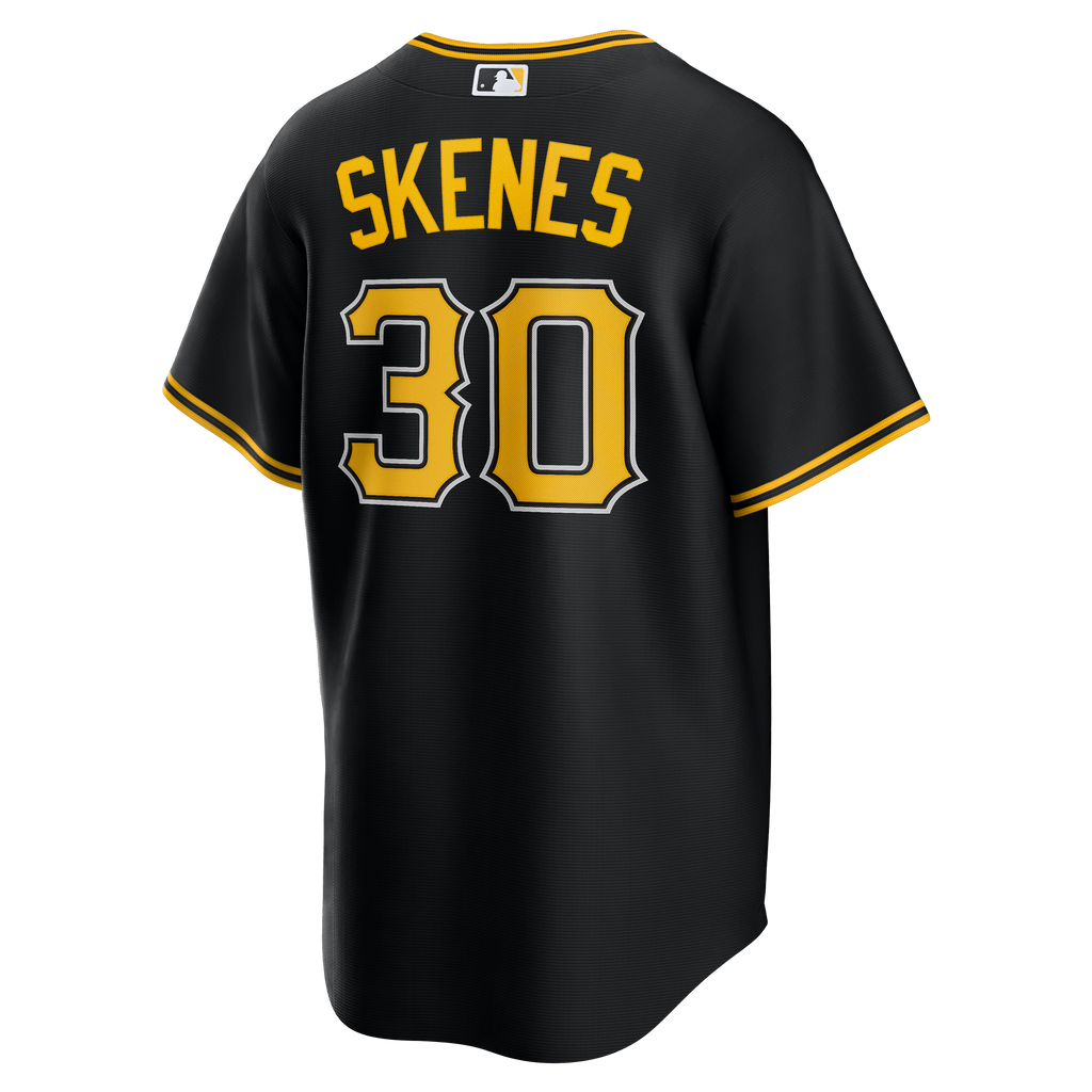 Men's Paul Skenes Pittsburgh Pirates Nike Black Alternate Replica Team Jersey