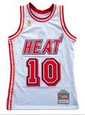 Miami Heat Tim Hardaway Mitchell & Ness NBA Mens Hardwood Classics White Swingman Jersey